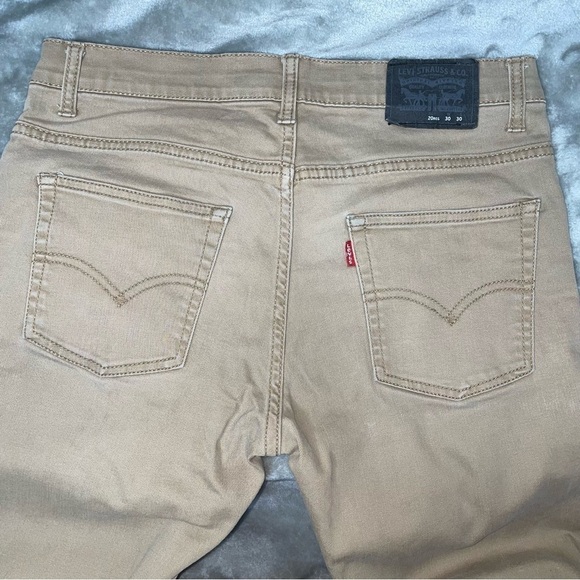 Levi's Performance 511 Slim Fit Tan Jeans Big Boy Size 20 (30X30 - Picture 4 of 9